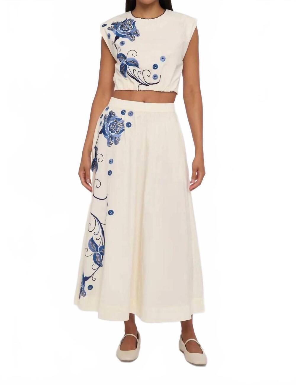 NEW LOVE THE LABEL porto maxi skirt in kimber